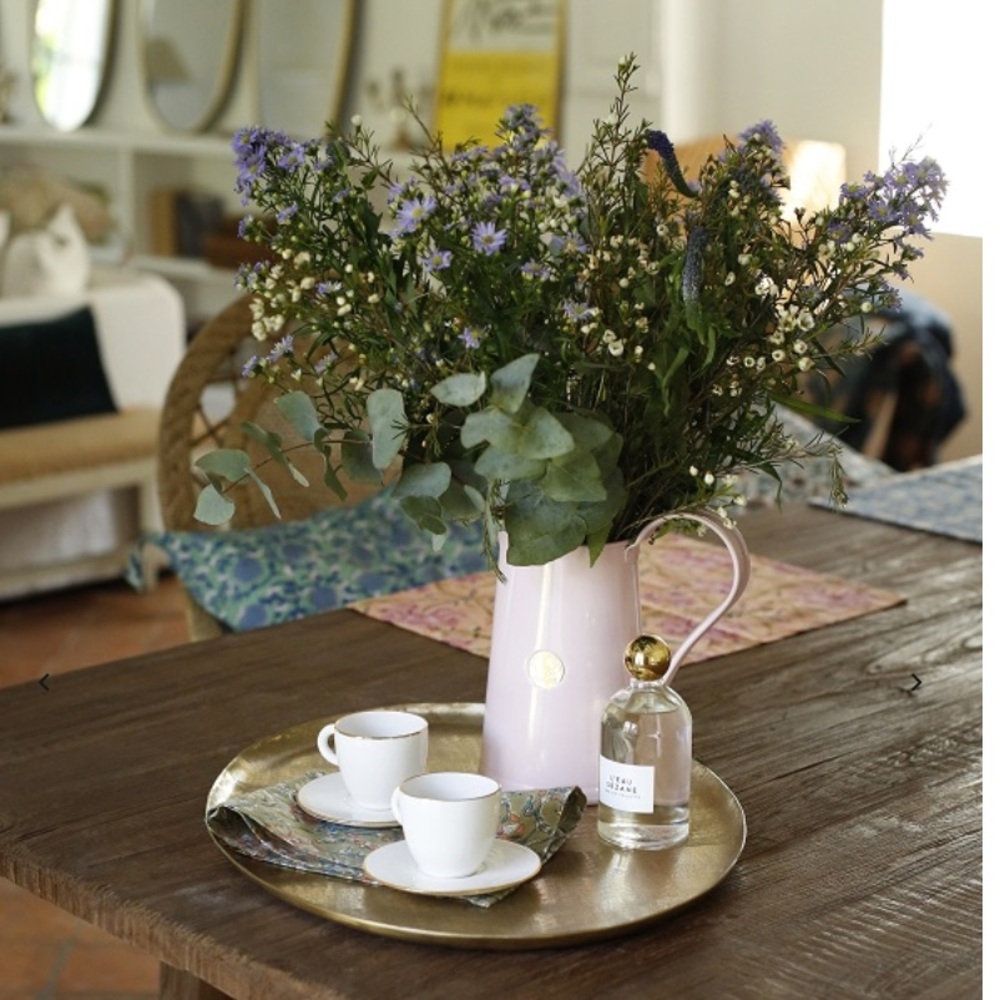 Sezane Jackie Tray. Gold Brass.